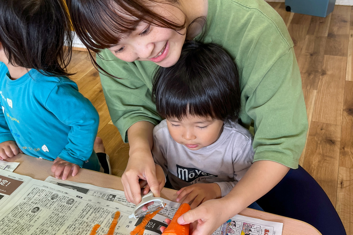 インカムを利用した情報共有を行なっております。